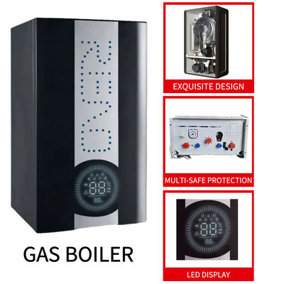 Chauffage et se baigner noirs de condensation de Shell de chaudière fixée au mur de gaz à 2 modes de fonctionnement