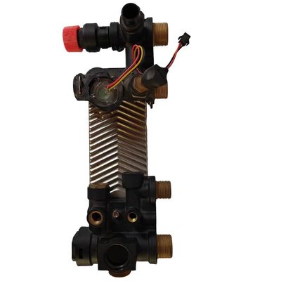 Échangeur de chaleur de plat de Heater Parts Hydro Block Brazed de l'eau de gaz de commutateur de plat