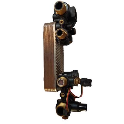 Échangeur de chaleur de plat de Heater Parts Hydro Block Brazed de l'eau de gaz de commutateur de plat