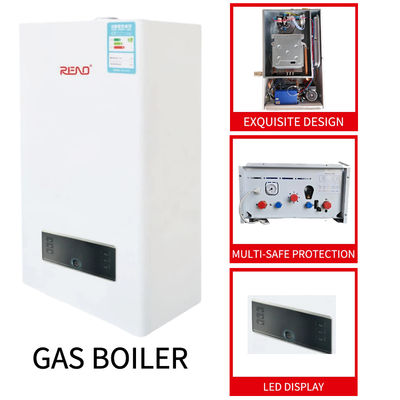Acier inoxydable 28Kw Shell Gas Boiler Casing Style fixé au mur de L1PB28-A (F4)