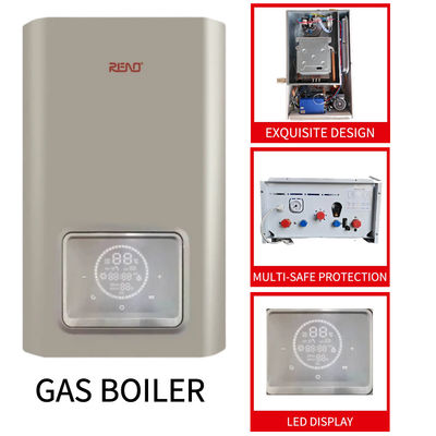 Acier inoxydable 28Kw Shell Gas Boiler Casing Style fixé au mur de L1PB28-A (F4)