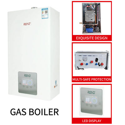 Acier inoxydable 28Kw Shell Gas Boiler Casing Style fixé au mur de L1PB28-A (F4)